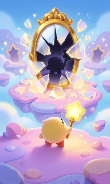 Kirby & The Amazing Mirror cover art
