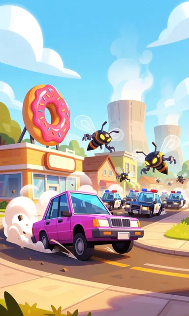 The Simpsons: Hit & Run cover art