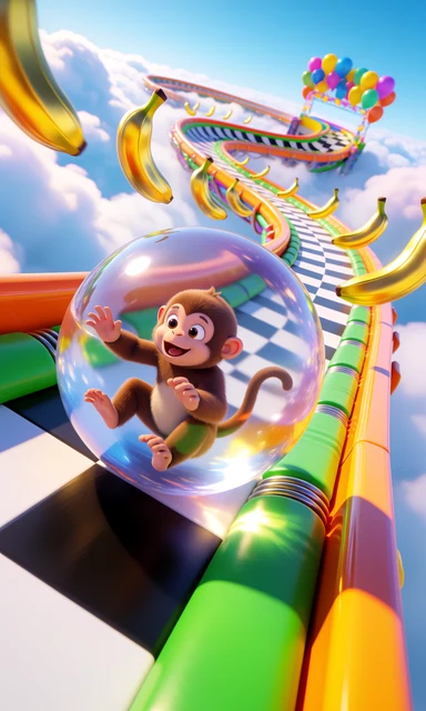 Super Monkey Ball cover art