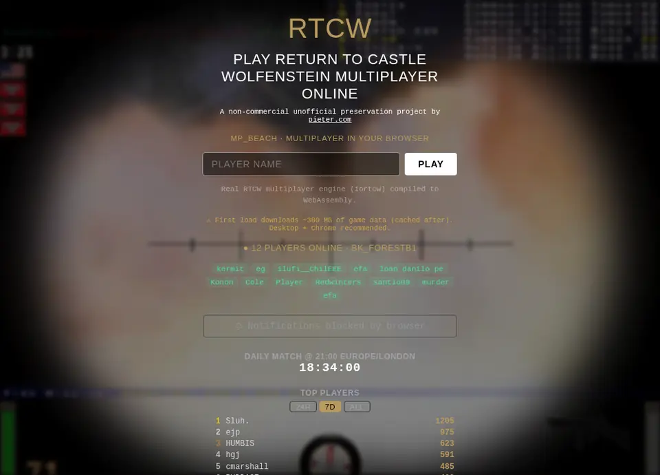 Return to Castle Wolfenstein screenshot