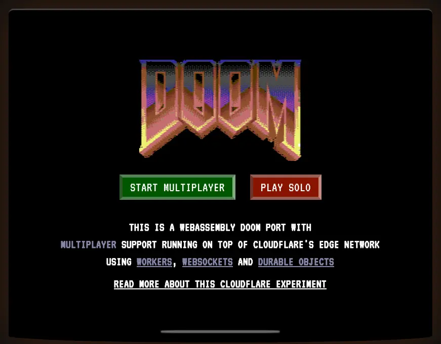 Silent Space Marine (Doom WASM) screenshot